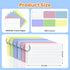 WAYISUL 300 Count 3x5 Inch Colored Index Cards with Ring, Heavy Weight Flash Cards, Note Taking Supplies, Portable Note