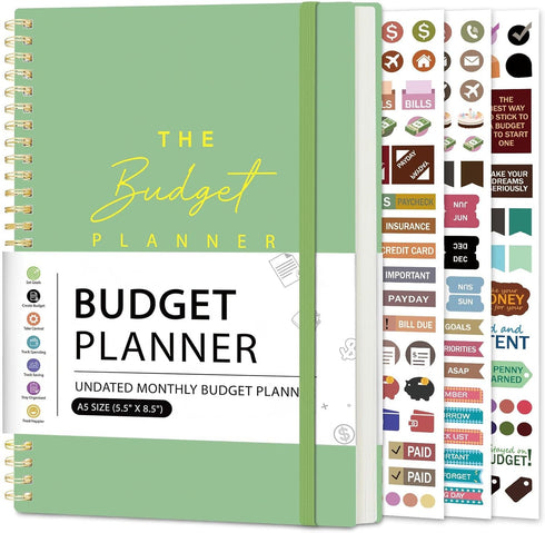 Budget Planner Account Book Monthly Expense Tracker, Saving & Debt Tracker, Monthly