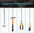 Rechabite 2 Pieces 5 LBS Flexible Magnetic Pickup Tool Set, 23.6" Bendable Extension Pick Up with Pen Clip Design