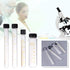 8 Pcs Graduated Glass Test Tubes with Screw Caps - 10ml, 15ml, 20ml, 30ml