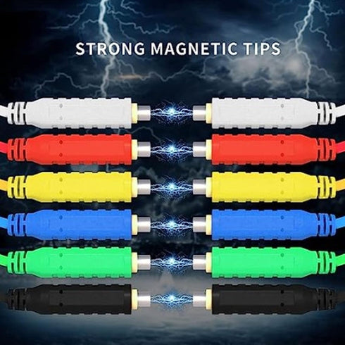 6PCS Silicone Flexible Jumper Wires for Thermostats, Control Panels, Sensor 20AWG