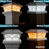 2 8 4x4 5x5 6x6 (1 Pack) SIEDiNLAR Solar Post Cap Lights Outdoor Glass Color Modes LEDs for Posts Fence Deck Patio