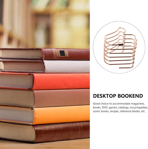 Elegant Rose Gold Thumb-Shaped Bookend for Desk Organization