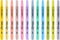 WRITECH Retractable Bible Highlighters, 12 Pack Pastel Colors No Bleed Aesthetic Marker Pen
