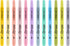 WRITECH Retractable Bible Highlighters, 12 Pack Pastel Colors No Bleed Aesthetic Marker Pen