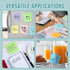 Sticky Notes 3x3 Small Self-Stick Pads, 48 Pads in 6 Pastel Colors, Cute Adhesive Memo Pads for Office, Home, School