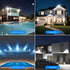 100W 2pack 10000lm 6500k IP66 LED Flood Lights Outdoor, Bright Led Work Light with Plug, Daylight White Outdoor LED