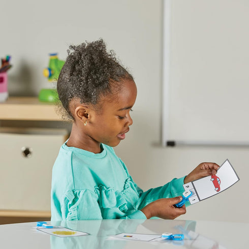 hand2mind Learn My Letters Fine Motor Clips, Kids Clothespin Activities, Letter Practice for Preschoolers, Toddler