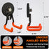 Hooks,4PCS Hook,20lbs MUTUACTOR Updated Strong Magnetic Scratch-Resistant Heavy Duty Garage Magnet Powerful Storage