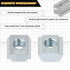 KOOTANS 100pcs 2020 Series M5 Sliding T Nuts, Metric M5 Thread Slide in T-Nut for 20x20 Standard