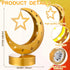 Cinnvoice 2026, Ramadan Decorations Moon Ramadan Lights for Table Home Crescent Lunar Moon Lamp for Eid Mubarak Decor