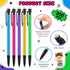 Colarr 300 Pieces Mechanical Pencils - 0.7 mm with Eraser, Colored Inkless Pencils for Kids, School, and Art