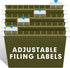 Extra Capacity Hanging File Folders - RAZCC 30 Pack, Letter Size Reinforced with Heavy Duty 3 Inch Expansion