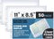 Performore 50 Sheet Protectors Landscape Clear Page 8.5 X 11 Inch for 3 Ring Binder, Top Loading
