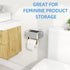 SUS304 JUYSON Toilet Paper Holder with Shelf Brushed Nickel, Flushable Wipes Dispenser Fits for Bathroom Wipe Storage