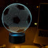 Light,3D 16 Soccer Night Illusion Football Lamp with Remote Control&Smart Touch Colors Changing for Kids Sport Lovers