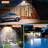 50W 6500K White,12000LM Light,IP66 LED Flood Light Outdoor Daylight Super Brighter LED Work Waterproof Security Light