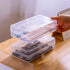 Plastic Translucent Pencil Box, Snap-Tight Lid Pencil Cases for School and Office Supplies, 1 Pack