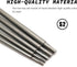 VICRAZEE 1.27 1.5 2.0 2.5 3.0mm Hex Head Allen Wrench Drill Bit Set S2 Steel 1/4" Hex Shank 4.3" Long for Electric Screwgun/Power Drill RC Hobby Tools Kit (5-Pack) by VICRAZZE