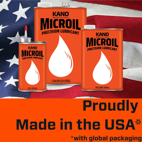 8 oz (MC081) Kroil Microil Precision Lubricant - Low Viscosity Drip Oil - Anti-Rust Lubricant for Clocks, Watches