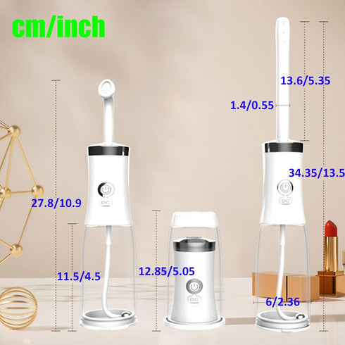 NJDQFA Portable Bidet for Outdoor Camping Travel,Douche Bottles for Women Men Babies,Rechargeable Shower Bidet Sprayer