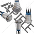 APIELE 12mm Latching Push Button Switch, Pre-Wired 150mm High Round Head Stainless Steel, Normally Open with Ring LED