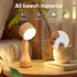 LONRISWAY 2 Pack Dimming, 360 LED Wooden Mushroom Lamp, Rechargeable Battery Operated Portable Cordless Touch Switch