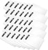 Plastic Clipboards Set of 30, Acrylic Clear Clip Board 8.5x11 for Classroom, Office & School Supply