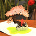 CUTE POPUP Happy Anniversary Pop Up Card - Romantic Cherry Blossom Card for Couple, Wife, Girlfriend, Handmade Present