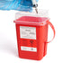 Alcedo Sharps Container, 1 Quart (1-Pack) Biohazard Needle and Syringe Disposal, Portable for Travel Use