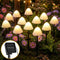 Grinsvalley Mushroom Solar Lights for Garden Outdoor 50LED 23FT Solar Powered Garden String