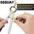 2 PCS Adjustable Lockable Spring Wing Divider Calipers, 6 Inch and 8 Inch Steel Compass Tool for Drafting
