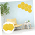 MAGICLULU 12 Pcs Felt Backdrop Wall Sticker Pin Board, Self-adhesive Black Cork Board for Home Decor