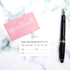 RXBC2011 Appointment Reminder Cards Pack of 100, Pink