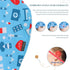 Scrub Caps Women, Double-Sided Printed Adjustable Women's Surgical Cap with Buttons, Breathable Design for Nurses
