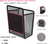 Magnetic Pencil Holder - Extra Strong Magnets Mesh Marker Holder Perfect for Whiteboard, Refrigerator and Locker Accessories (1 Baskets, Black)