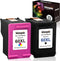 Inktopia Remanufactured Ink Cartridges Replacement for HP 60XL 60 XL, High Yield (1 Black, 1 Tri-Color) for Photosmart