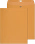 EnDoc 10 x 13 Clasp Envelopes, 100 Pack, Brown Kraft, 28lb Heavyweight Paper