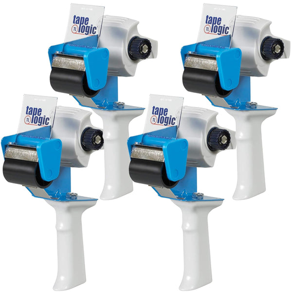 Aviditi Tape Logic 2 Inch Industrial Packing Tape Dispenser Gun, 4 Dispensers for Packing, Shipping, Moving