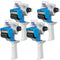 Aviditi Tape Logic 2 Inch Industrial Packing Tape Dispenser Gun, 4 Dispensers for Packing, Shipping, Moving