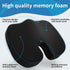 assountgh Tailbone&Sciatica Seat Cushion &Office Chair Cushion,Lumbar Support Pillow for Office Chair,Ergonomic Memory