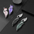 Womens Pocket Knife with Chain, Small EDC Knife, Stainless Steel & Aluminum Alloy Handle, Creative Gift