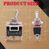 Twidec 3Pcs Heavy Duty Rocker Toggle Switch 16A 250V AC SPDT 2 Position 3 Pin ON/ON with Metal Boot Cap Cover