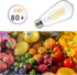 FAGUANGAO ST64 LED Dusk to Dawn Light Bulbs, 4 Pack, 6W 60W Equivalent, 2700K Warm White, Photocell Sensor Bulb