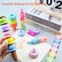 Dotbengc 4 Pack 20 Cute Mini Highlighter Pens, Pcs Stackable Marker Pens, Small Midliners Stationary Markers Pastel