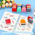 Crtiin 16 Pcs Office Stamp Set, Self Inking Rubber Stamps for Office Supplies