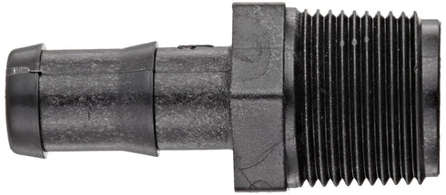 Banjo HB100-075 Polypropylene Hose Fitting, 1" NPT Male x 3/4" Barbed