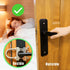 Portable Door Security Locks, Adjustable Heavy Duty Outward Opening Travel Stainless Steel Safety Device for Hotel