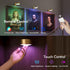 Kandicyar 3-Pack 13 Picture Lights for Wall, RGB Color Changing Led Art Display Light with Rechargeable Battery