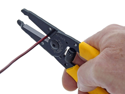 IDEAL Electrical 45-123 T-Cutter Wire Cutter, Spring Loaded Steel Pliers